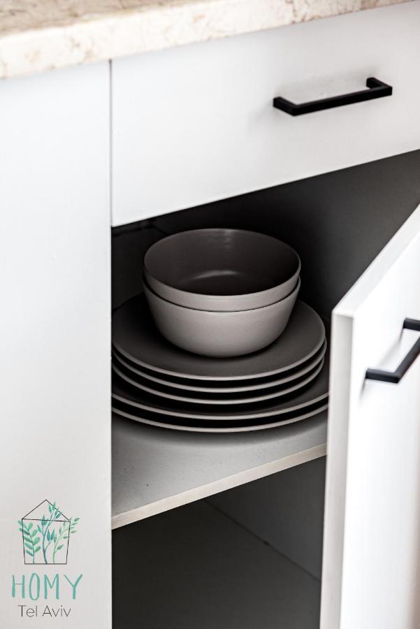 Stylish Studio Apartments On Dizengoff By Homy テル・アビブ エクステリア 写真