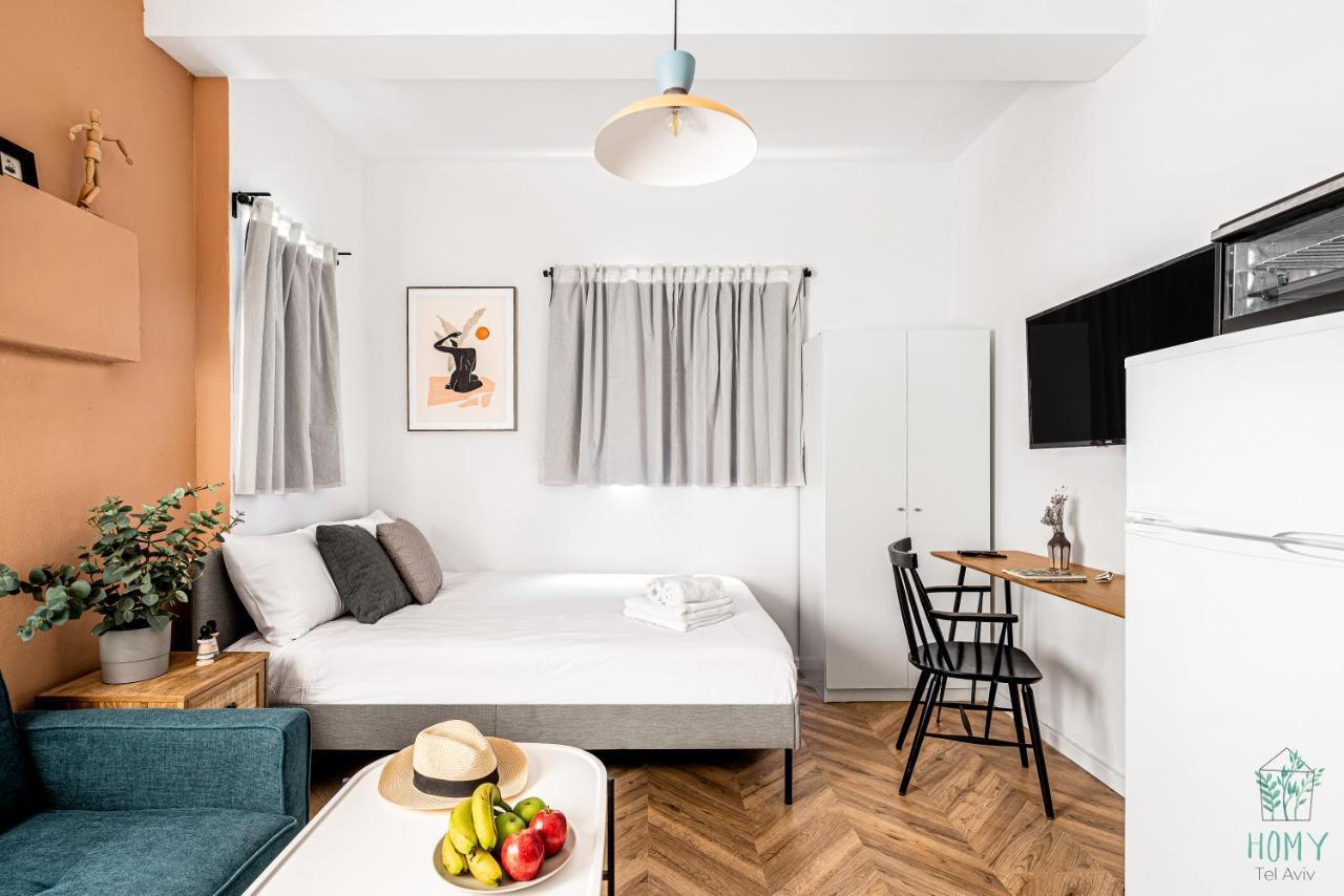 Stylish Studio Apartments On Dizengoff By Homy テル・アビブ エクステリア 写真