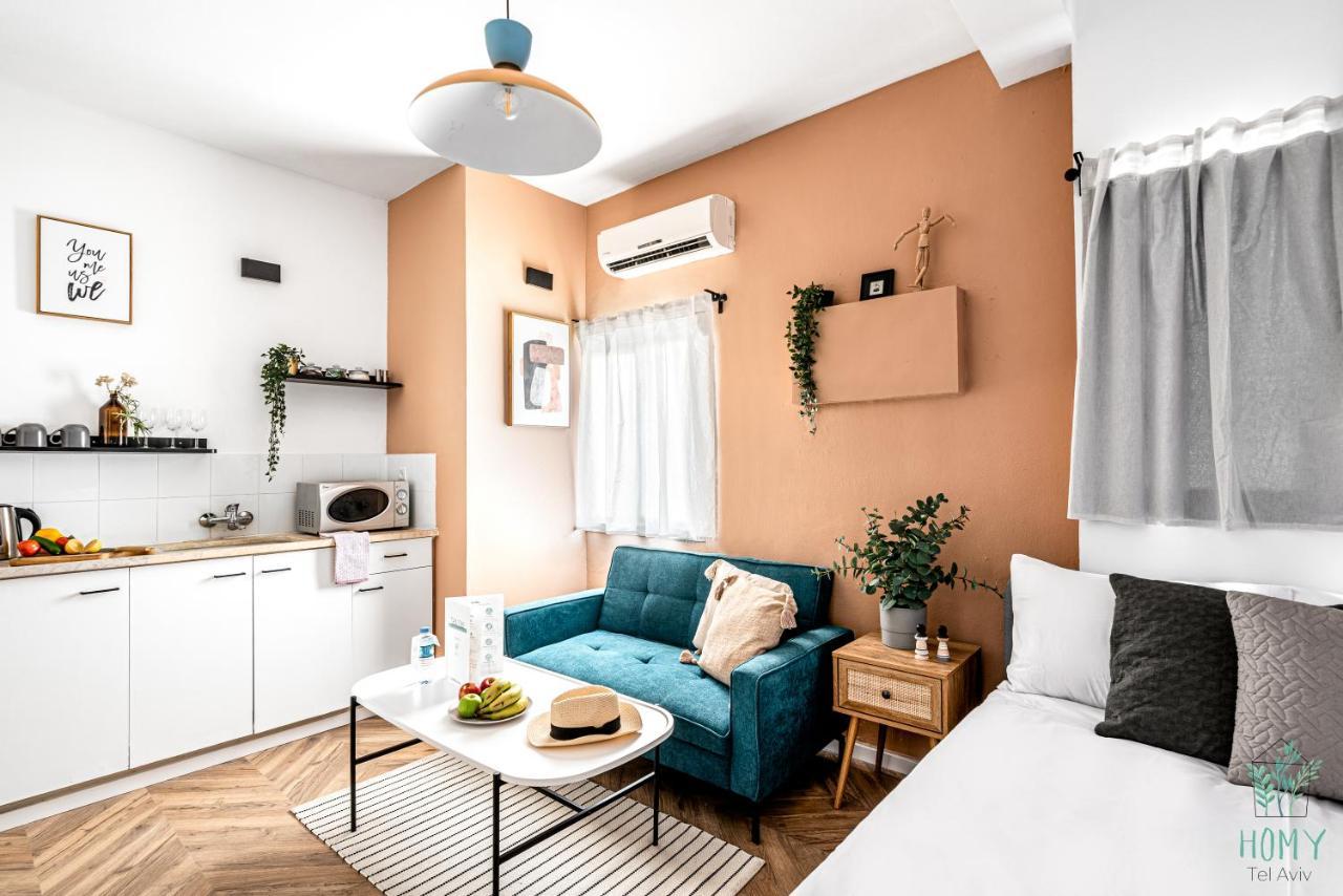 Stylish Studio Apartments On Dizengoff By Homy テル・アビブ エクステリア 写真