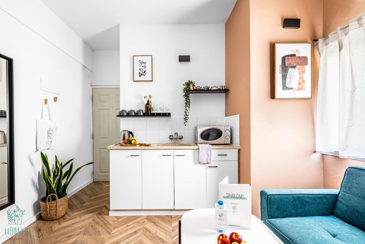 Stylish Studio Apartments On Dizengoff By Homy テル・アビブ エクステリア 写真