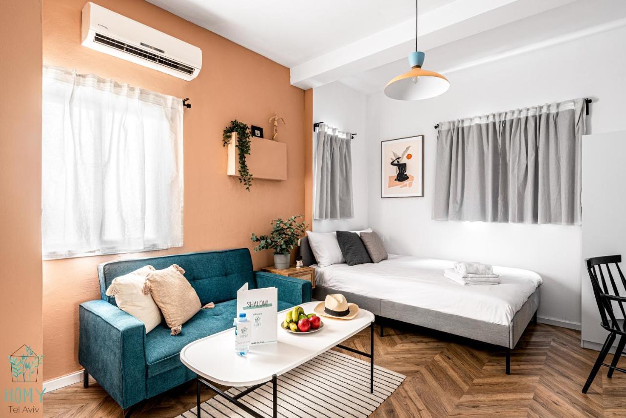 Stylish Studio Apartments On Dizengoff By Homy テル・アビブ エクステリア 写真
